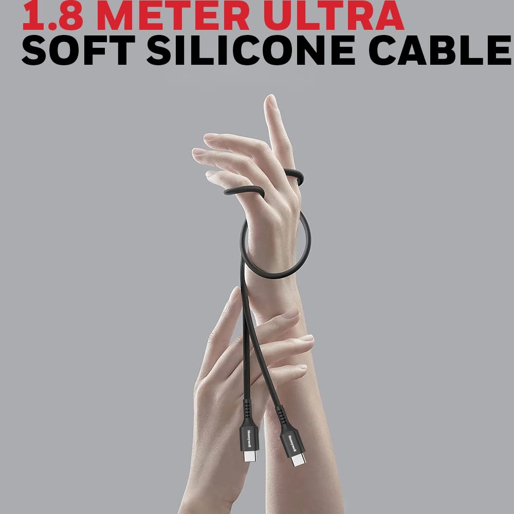Type C to Type C cable 1.8mtr - Black