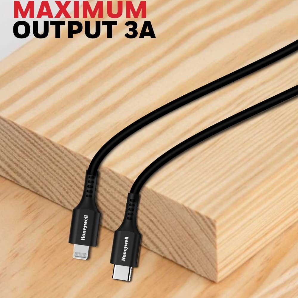 Type C to Lightning cable 1.8Mtr - Black