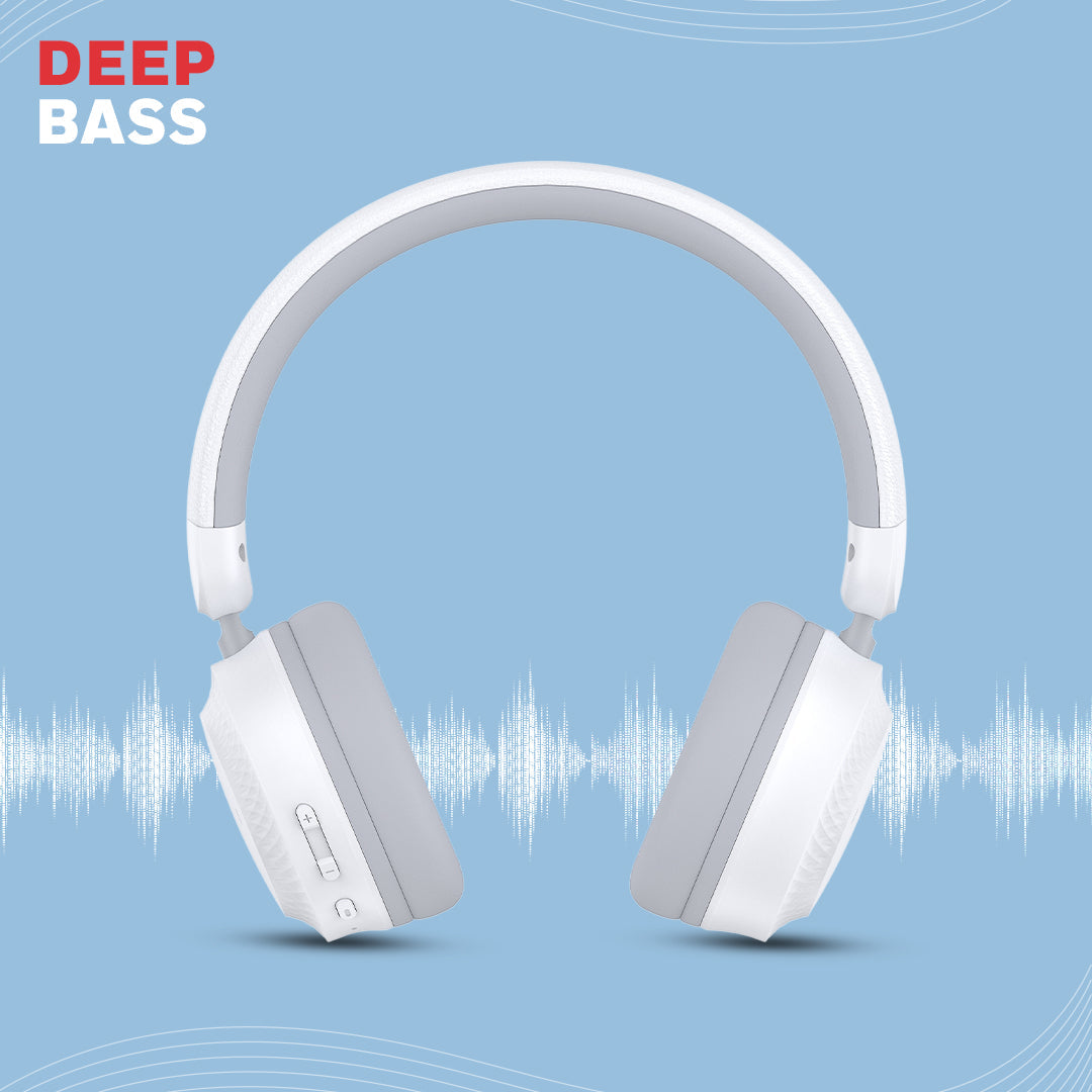 Moxie V20 Bluetooth Headphone-White