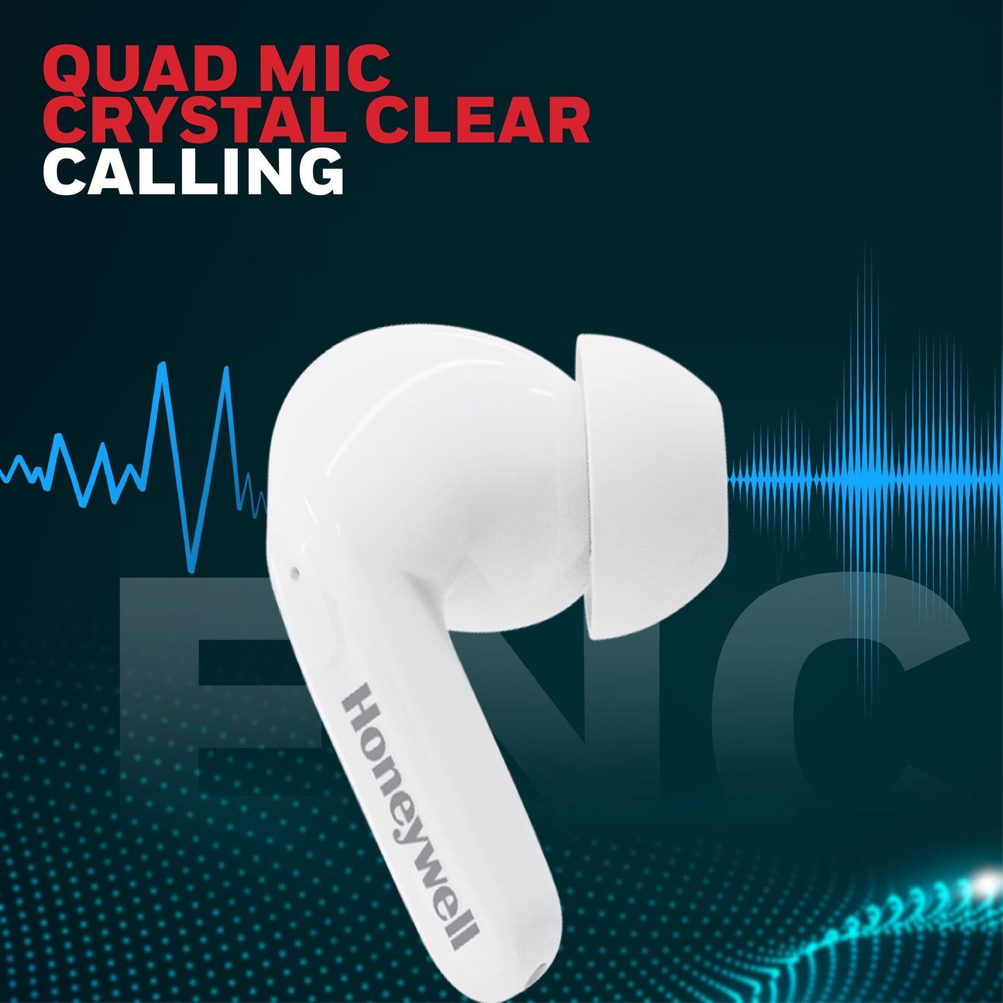 Suono P2100 Truly Wireless Earbuds-White