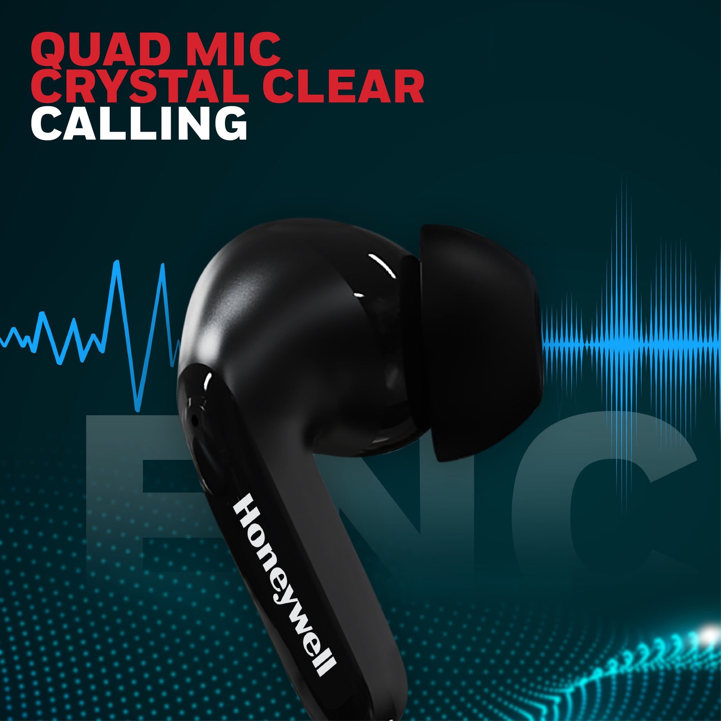 Suono P2100 Truly Wireless Earbuds-Black