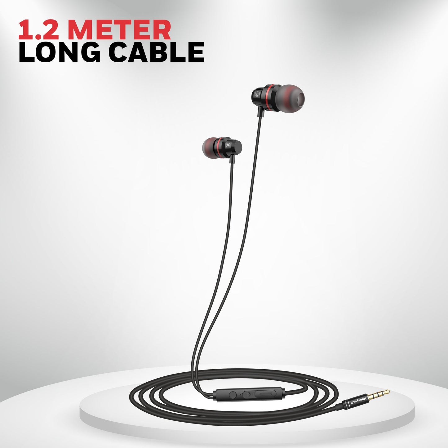 Moxie V50 Wired Earphone- Black