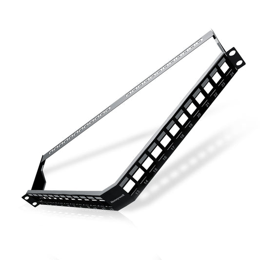 Angular Patch Panel, UTP UNLOADED, 24 ports