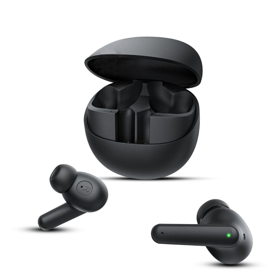 Moxie V1400 Truly Wireless Earbuds-Black