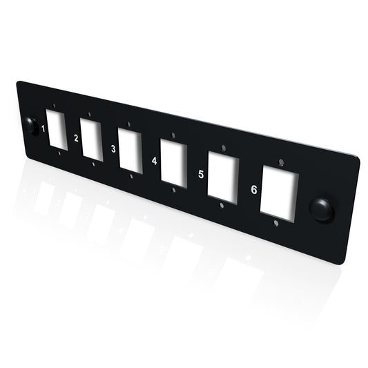 1 x 6 LC Duplex Adapter Panel
