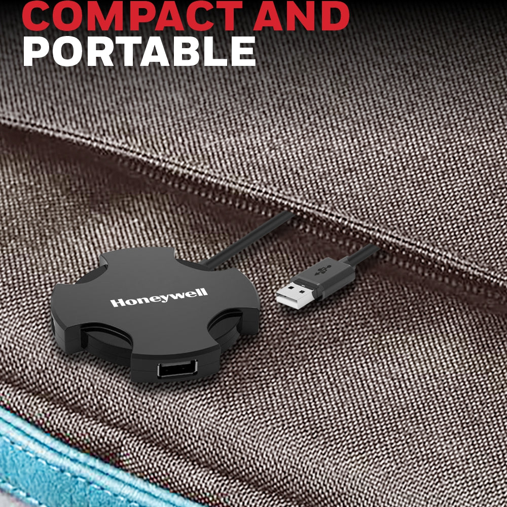 4-In-1 Ultra Slim USB Hub 2.0, 1.2 Meter Cable