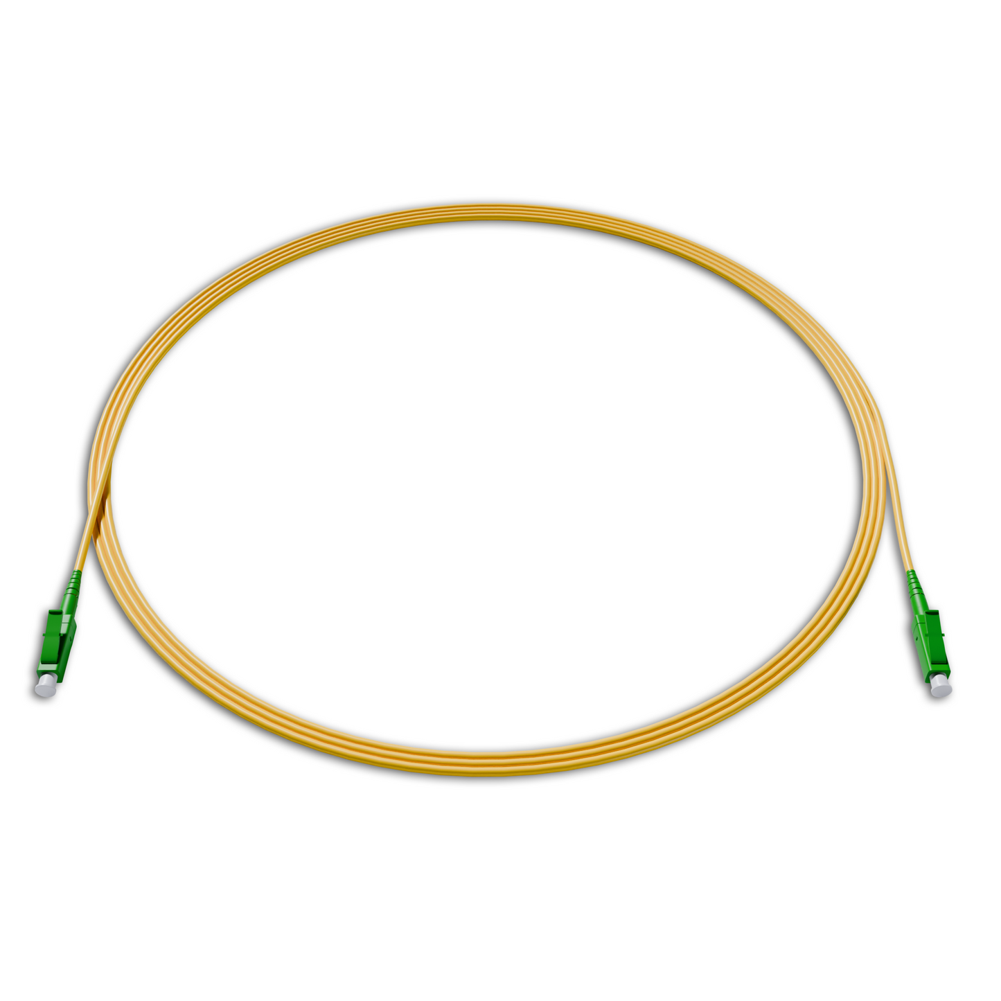 SM LC-LC APC Simplex Patch Cord 1 Mtrs