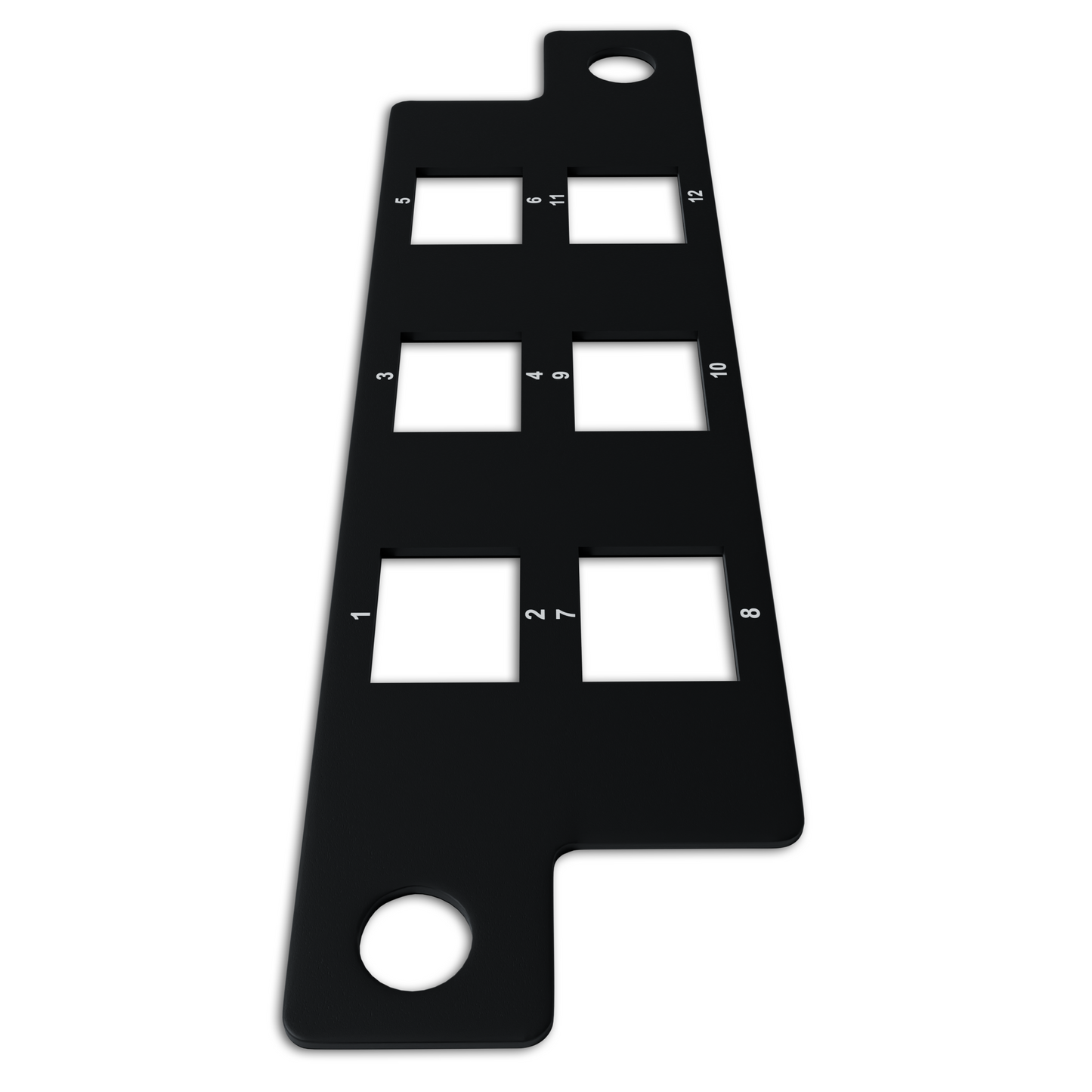 1 x 6 LC Duplex Adapter Panel