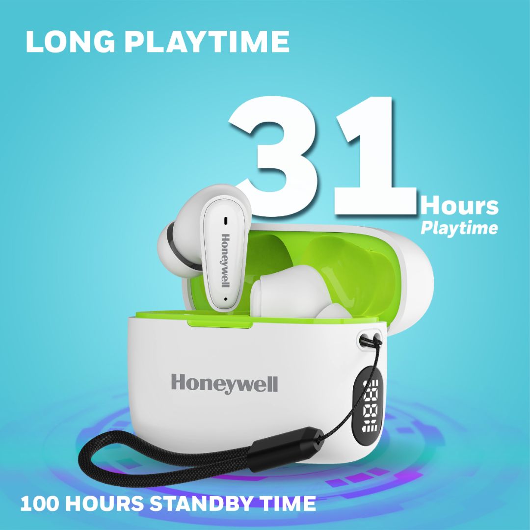 Moxie V1100 Truly Wireless Earbuds-White