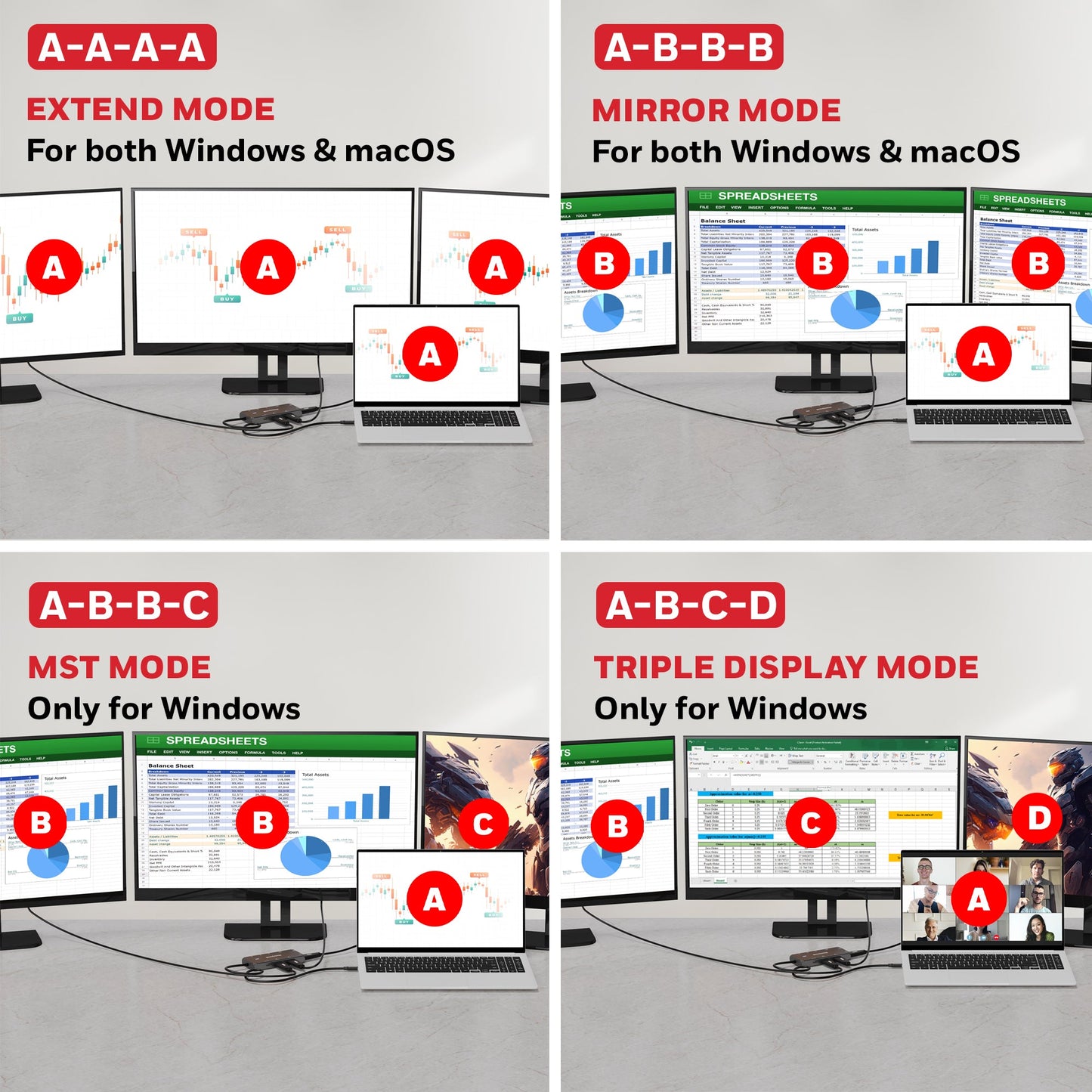 Type C Docking Station - 10 in 1