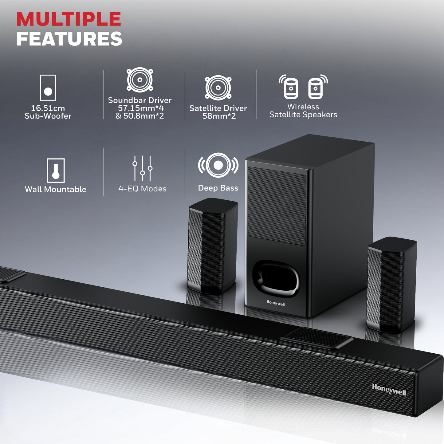 Trueno U8000 Soundbar- 700W