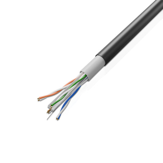Cat 6 Outdoor 4P Solid Cable True 23 AWG 305 Mtrs