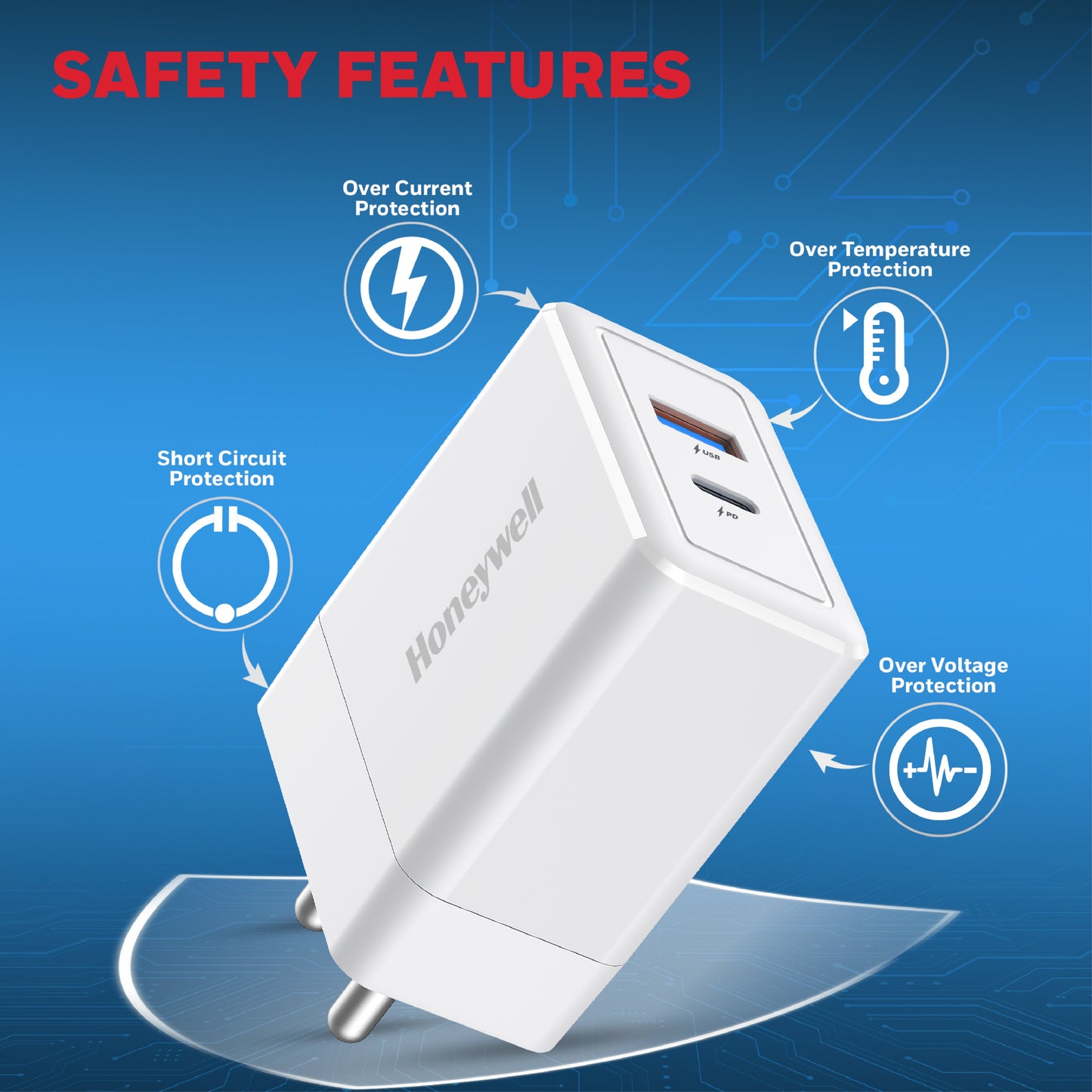 Zest Charger - GaN 65W (USB & Type C)