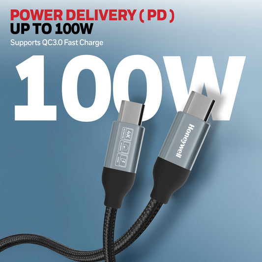 Type C to Type C USB 3.1 cable 1.2 Meter - Black