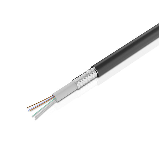 MM OM3 Fiber Cable 12F Unitube Armored LSZH Single Sheath