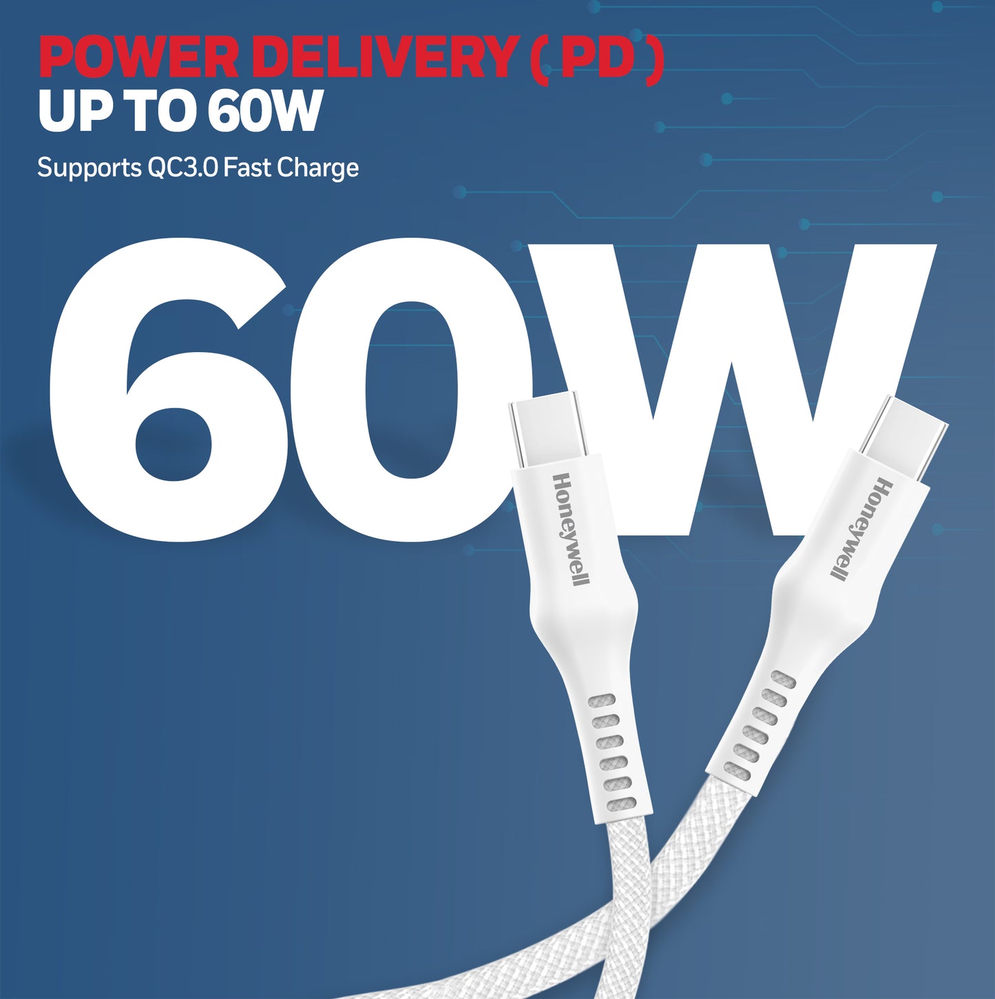 Type C to Type C cable 1.2 Meter - White