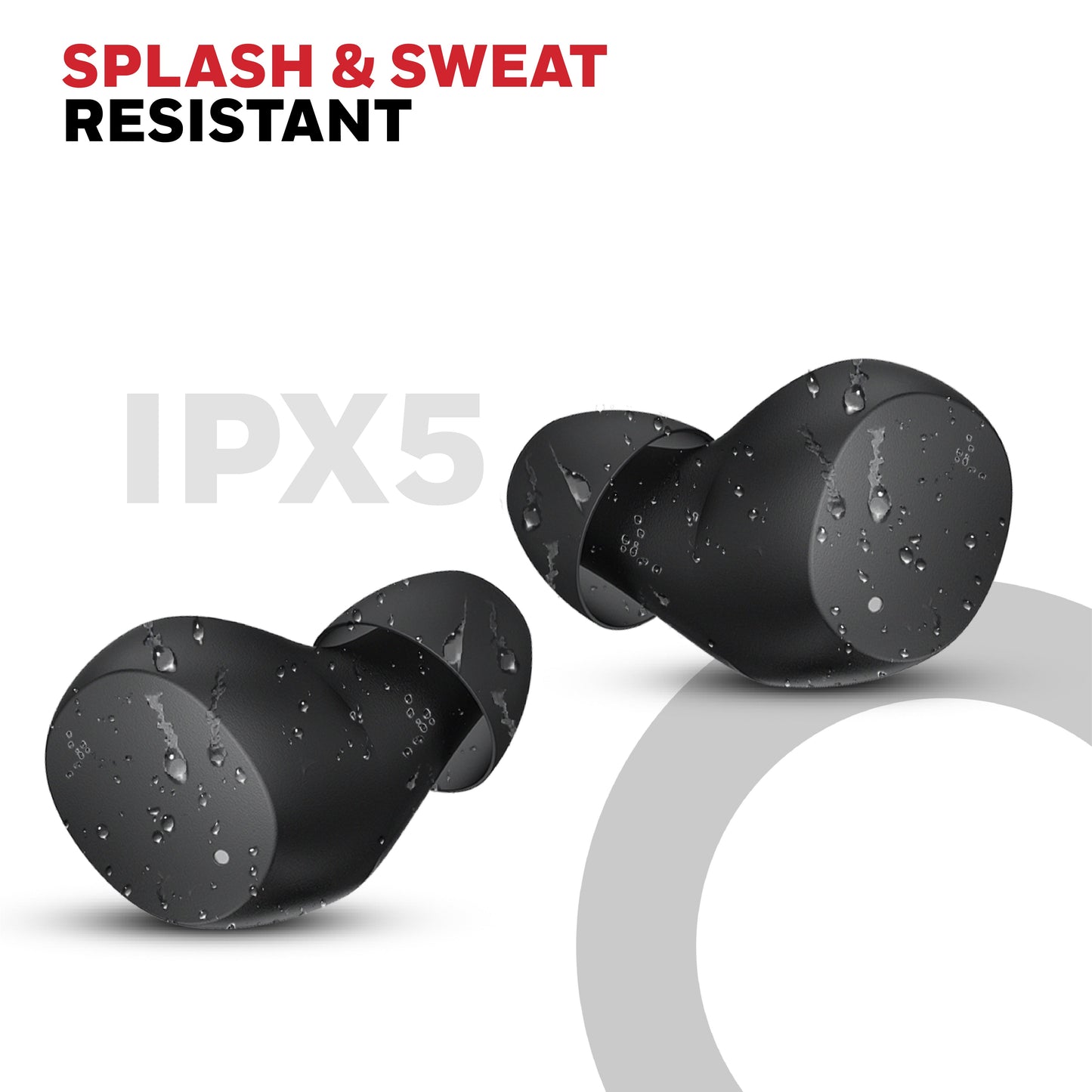 Suono P2200 Truly Wireless Earbuds-Black