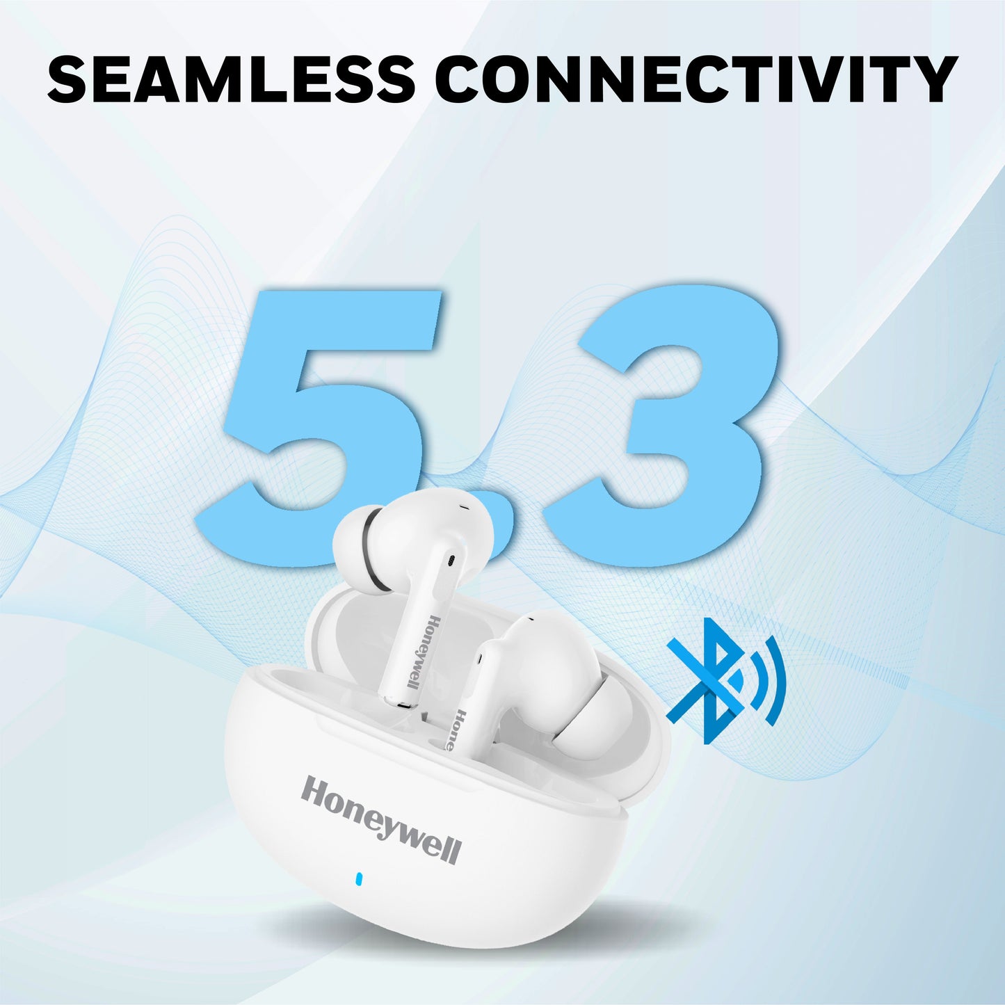 Moxie V1200 Truly Wireless Earbuds-White