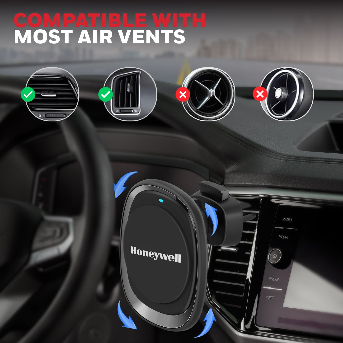 Zest MagSafe Phone Mount Car Charger