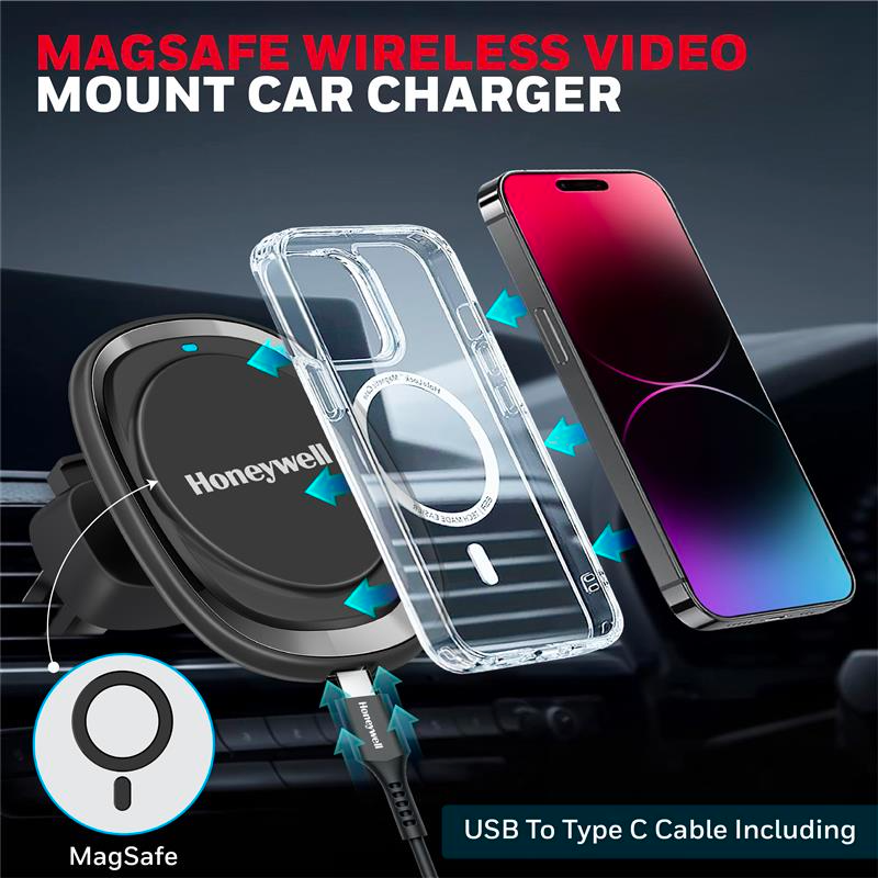 Zest MagSafe Phone Mount Car Charger