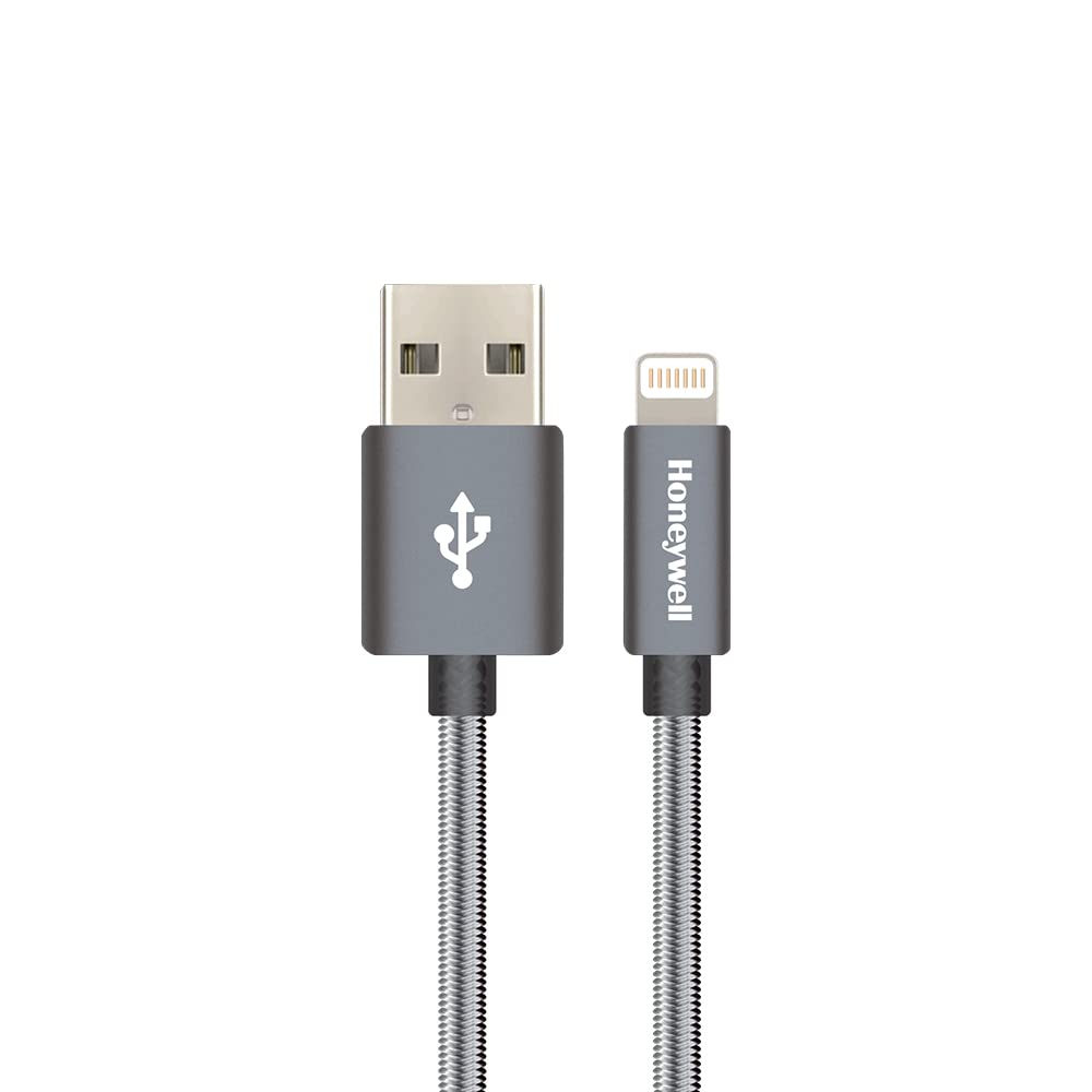 Apple Lightning Sync & Charge Cable 1.2 Mtr (Braided) - Grey