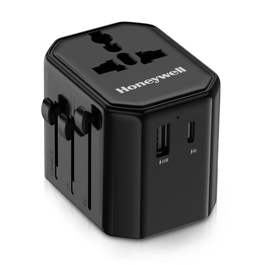 Universal World Travel Adapter - 12W(Black)