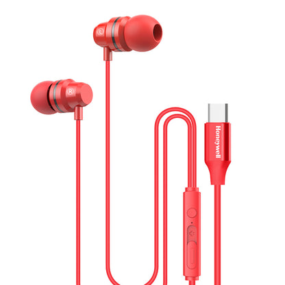 Suono P60 Wired Earphones-Red