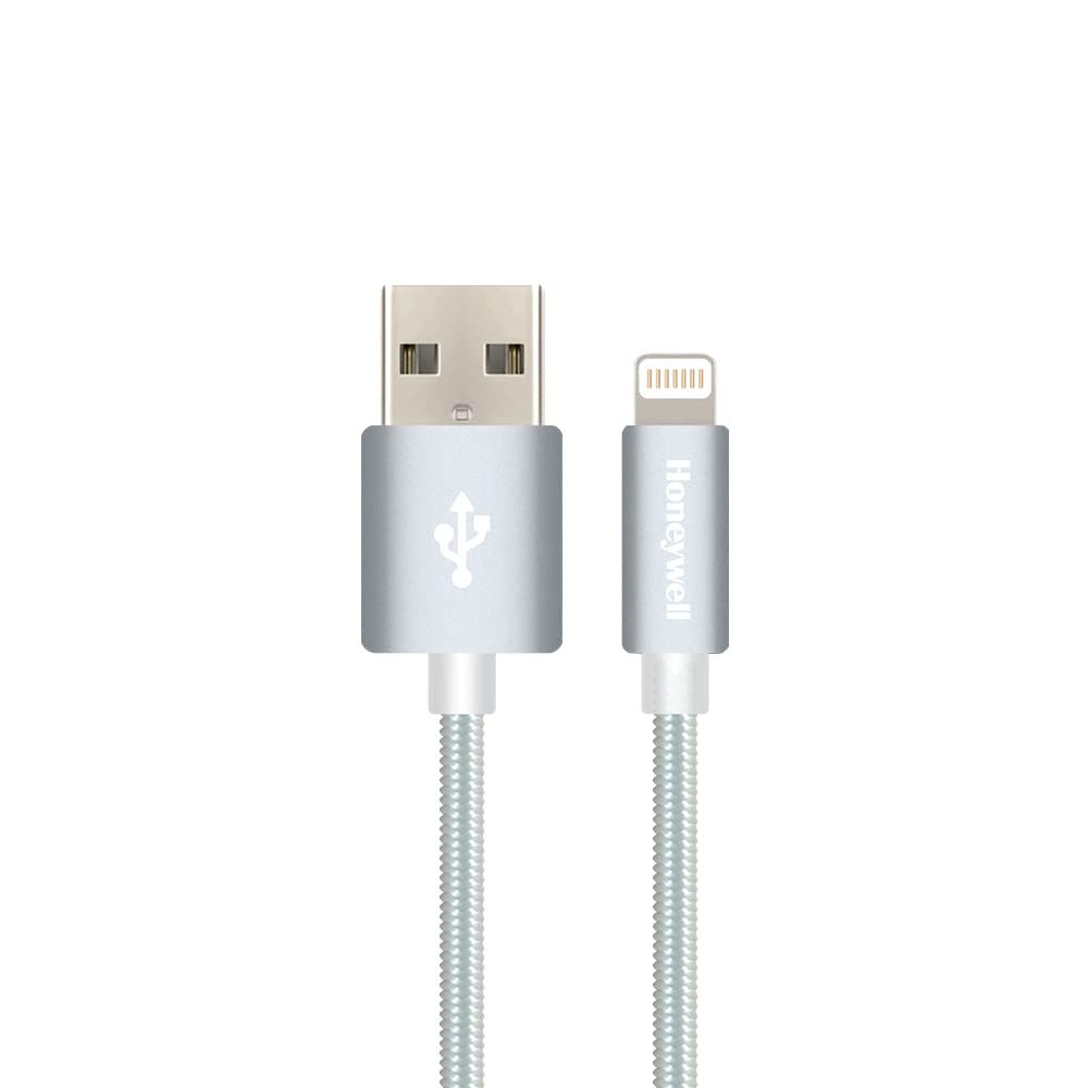 Apple Lightning Sync & Charge Cable 1.2 Mtr (Braided) - Silver