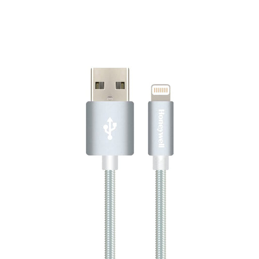Apple Lightning Sync & Charge Cable 1.2 Mtr (Braided) - Silver