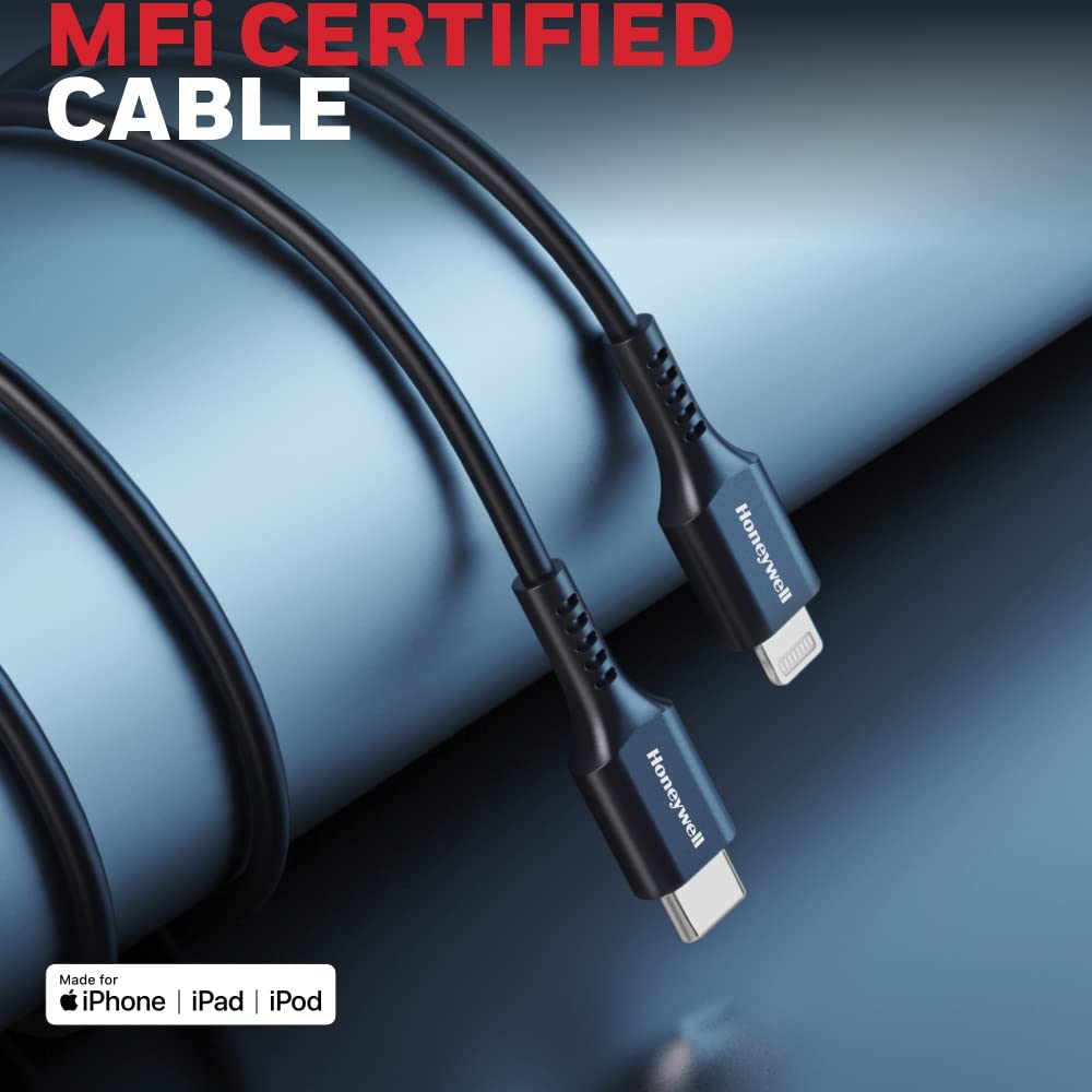 Type C to Lightning cable 1.8Mtr - Black