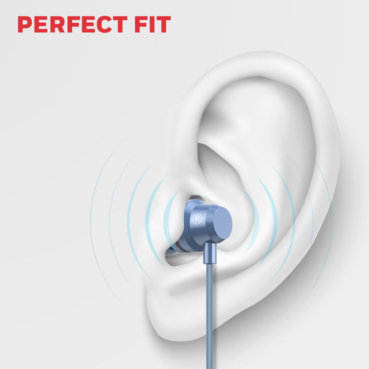 Suono P60 Wired Earphones-Blue