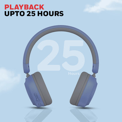Moxie V20 Bluetooth Headphone-Blue