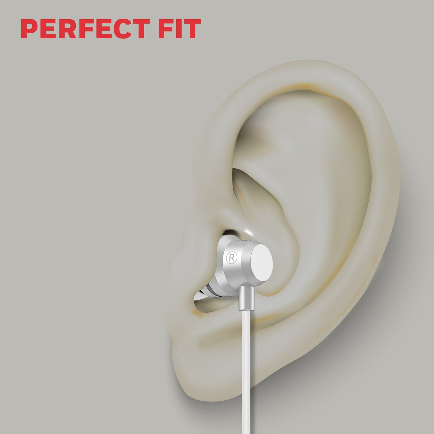 Suono P60 Wired Earphones-White