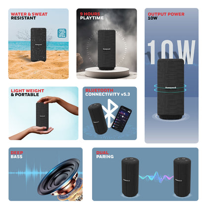 Suono P300 Bluetooth Speaker - Black