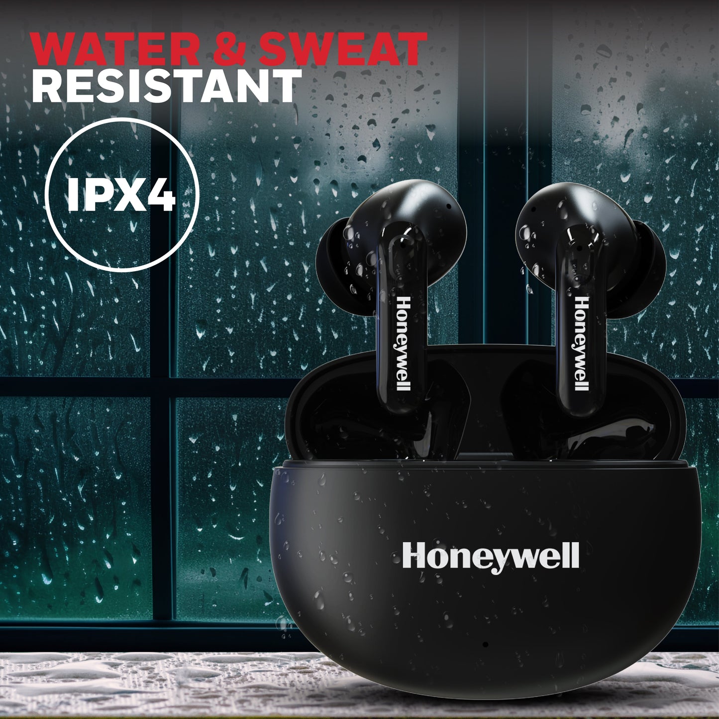 Suono P2100 Truly Wireless Earbuds-Black