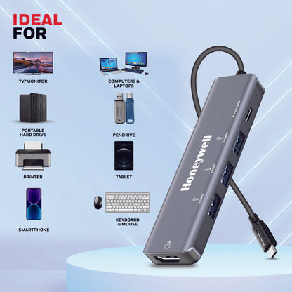 Type C Docking Station –  5-In-1