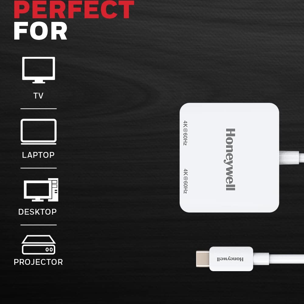 Type C to Dual HDMI Adapter