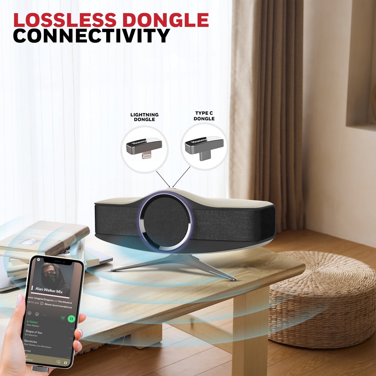 Aviator Hi-Fi Speaker-Dark Grey