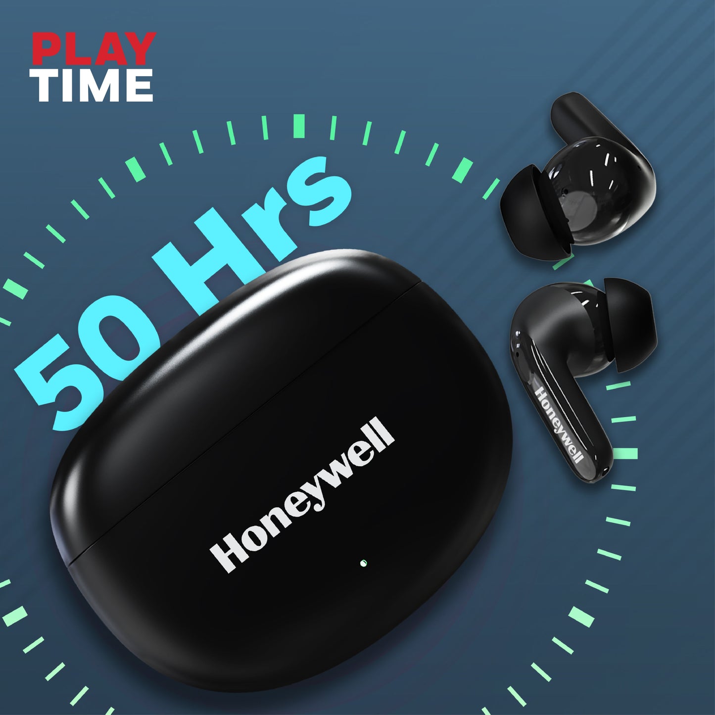 Suono P2100 Truly Wireless Earbuds-Black