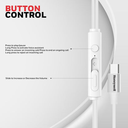 Suono P60 Wired Earphones-White