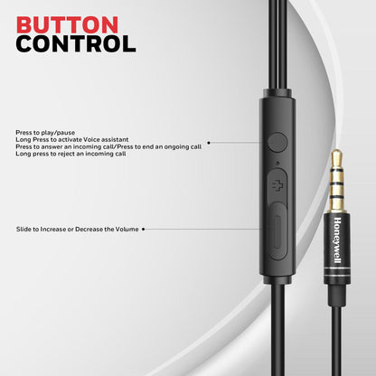 Moxie V50 Wired Earphone- Black