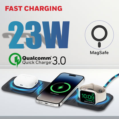 Zest Wireless 3 in 1 Foldable Charger