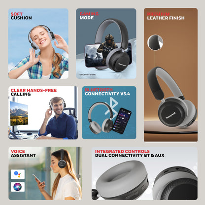 Moxie V20 Bluetooth Headphone-Black
