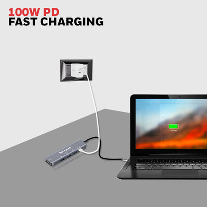 Type C Docking Station –  5-In-1