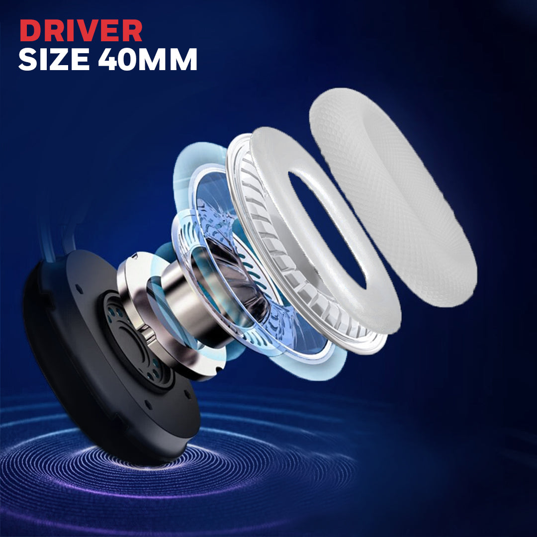 Moxie V20 Bluetooth Headphone-White