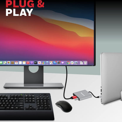 Type C to HDMI with PD Charging and USB 3.0 Adapter