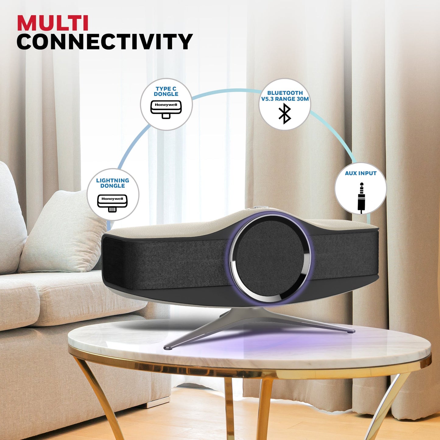 Aviator Hi-Fi Speaker-Dark Grey