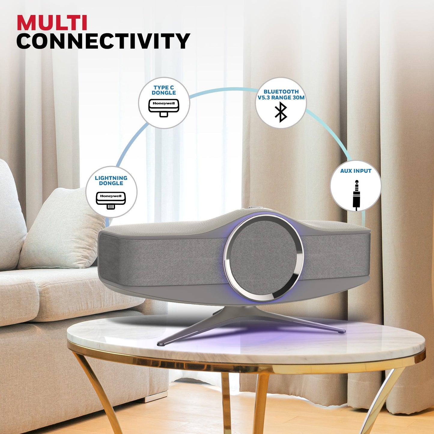 Aviator Hi-Fi Speaker-Grey
