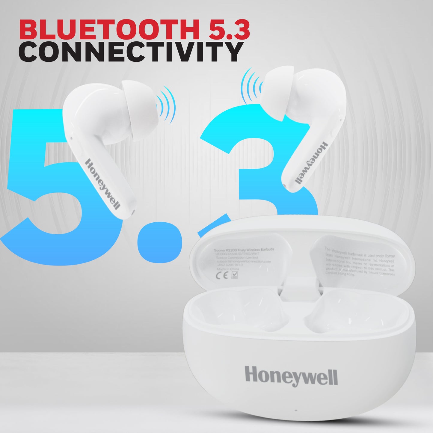 Suono P2100 Truly Wireless Earbuds-White
