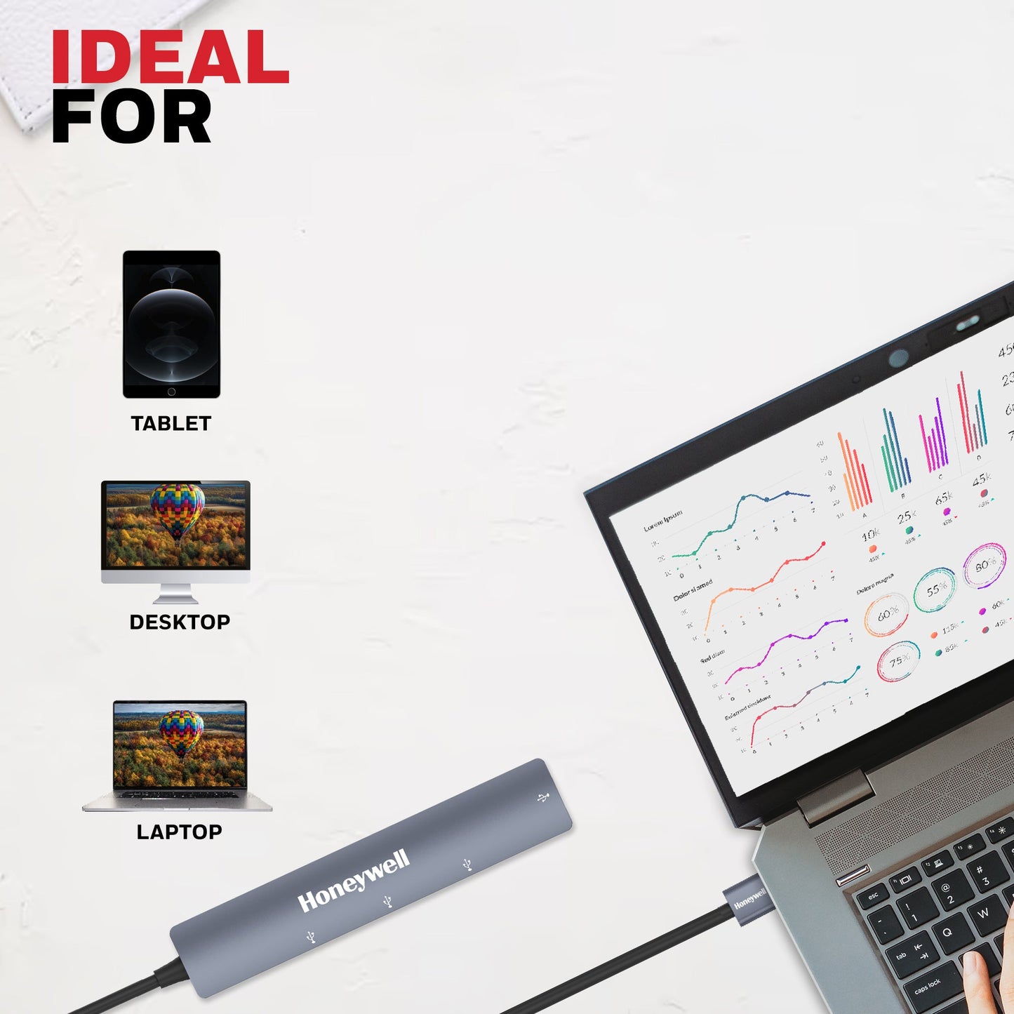 Momentum 4 port USB Hub